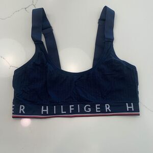 Tommy Hilfiger Navy Sports Bra sz S